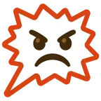 right anger bubble + enraged face