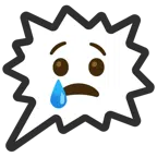 right anger bubble + crying face