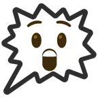 right anger bubble + astonished face
