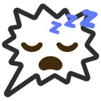 right anger bubble + sleeping face