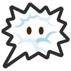 right anger bubble + face in clouds