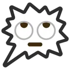 right anger bubble + face with rolling eyes