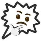 right anger bubble + thinking face