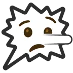 right anger bubble + lying face