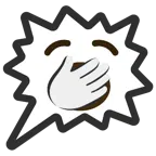 right anger bubble + yawning face