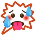 right anger bubble + hot face