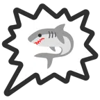 right anger bubble + shark