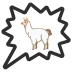 right anger bubble + llama