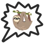 right anger bubble + sloth