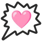 right anger bubble + pink heart