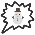 right anger bubble + snowman without snow