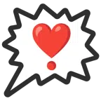 right anger bubble + heart exclamation