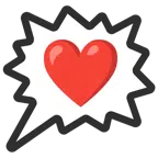 right anger bubble + red heart