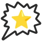right anger bubble + star