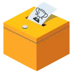 urna elettorale con scheda + coppa