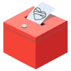 urna elettorale con scheda + cuore guarito