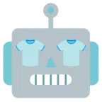 faccina di robot + t-shirt