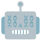 faccina di robot + catene