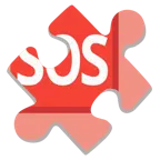 Puzzleteil + SOS-Zeichen