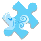 Puzzleteil + Wind