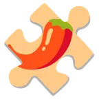 Puzzleteil + Peperoni