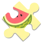 Puzzleteil + Wassermelone