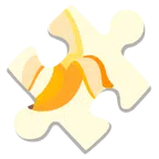 Puzzleteil + Banane