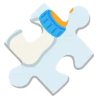 Puzzleteil + Babyflasche