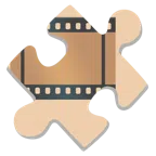Puzzleteil + Filmstreifen