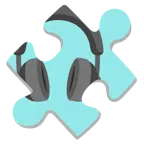 Puzzleteil + Kopfhörer