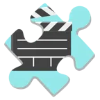 Puzzleteil + Filmklappe