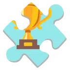 Puzzleteil + Pokal
