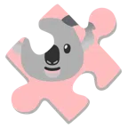 Puzzleteil + Koala