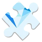 Puzzleteil + Edelstein