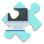 Puzzleteil + Laptop