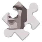 Puzzleteil + Statue