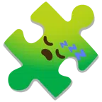 Puzzleteil + schlafendes Gesicht
