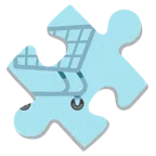Puzzleteil + Einkaufswagen