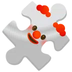 Puzzleteil + Clown-Gesicht
