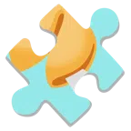 Puzzleteil + Glückskeks