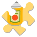 Puzzleteil + Konserve