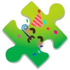 Puzzleteil + Partygesicht