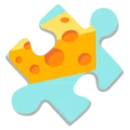 Puzzleteil + Käsestück