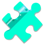 Puzzleteil + Reagenzglas