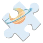 Puzzleteil + Ringplanet