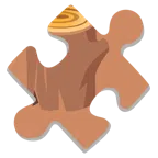 Puzzleteil + Holz