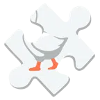 Puzzleteil + Gans