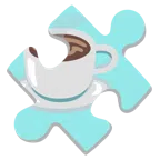 Puzzleteil + Heißgetränk