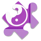 Puzzleteil + Yin und Yang