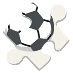 Puzzleteil + Fußball